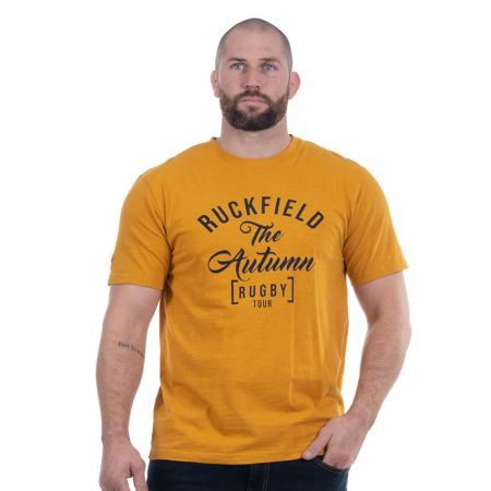 T-Shirt Rugby Autumn Tour Moutarde - Ruckfield