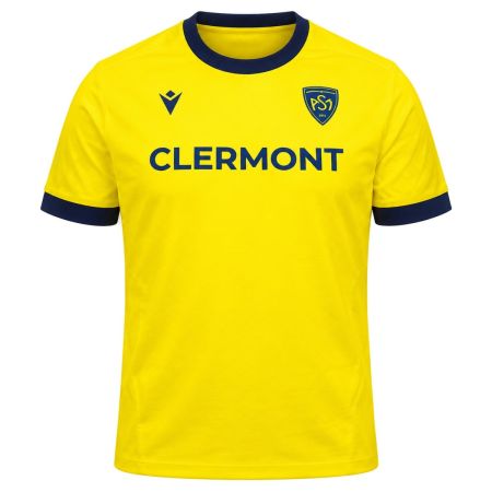 T-shirt rugby enfant ASM Clermont jaune travel 2026-2027
