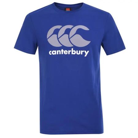 T-shirt Rugby Logo Bleu - Canterbury