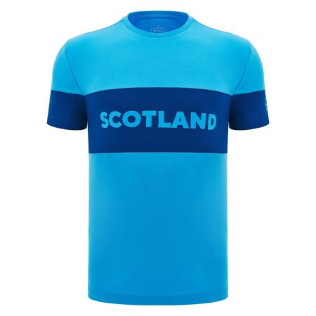T-shirt rugby écosse 2024/2025 bleu - Macron
