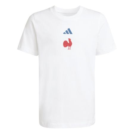 T-Shirt Rugby Enfant France 2025/2026 - Adidas
