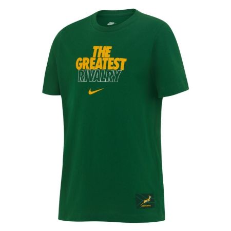 T-shirt enfant Nike Springboks vert graphisme Tour AB vue face
