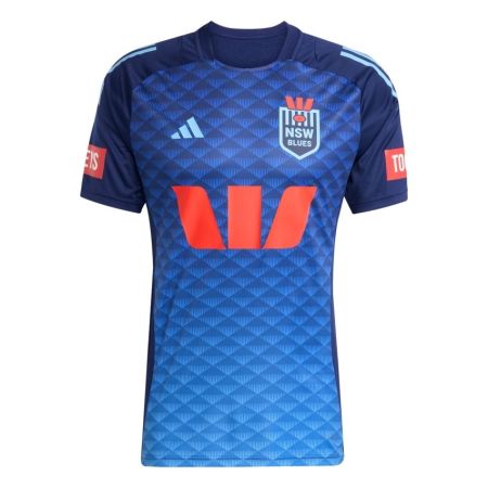 T-shirt Rugby Entraînement Nouvelle-Galles du Sud adidas bleu