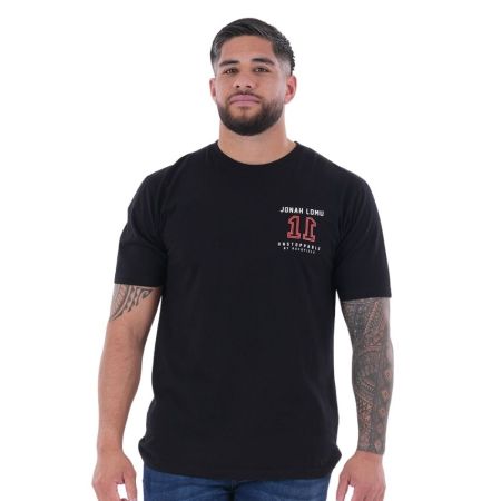 T-shirt Rugby Jonah Lomu Noir - Ruckfield