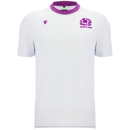 T-shirt Rugby Lifestyle Homme Écosse Blanc 2025/2026 - Macron
