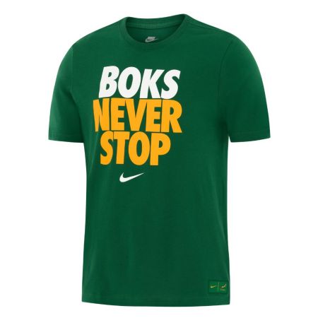 T-shirt Rugby Springboks Afrique du Sud Never Stop 2025/2026 - Nike