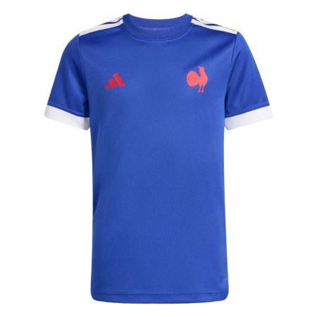 T-shirt Rugby Supporter Enfant France 2025/2026 - Adidas