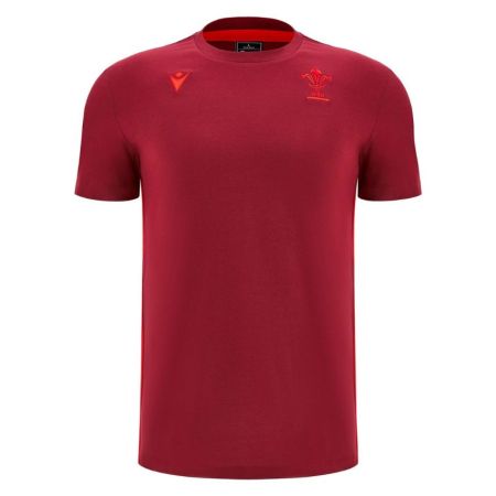 T-Shirt Rugby Voyage Coton Pays de Galles 2025/2026 - Macron