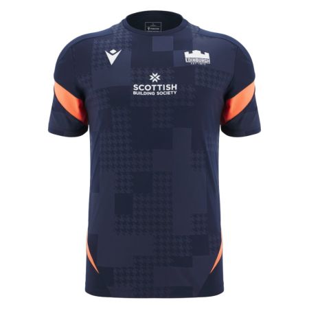 Tee-shirt Rugby Entraînement Edinburgh Rugby 2025/2026 - Macron
