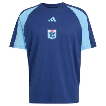 Tee-shirt rugby New South Wales bleu marine logo brodé Adidas