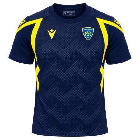 Maillot entraînement rugby enfant ASM Clermont marine Macron 2026/27