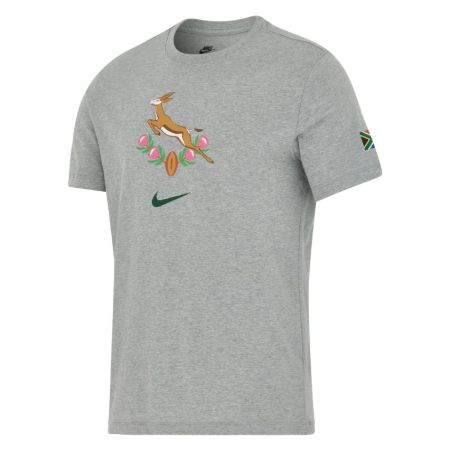 T-shirt Rugby Springboks Afrique du Sud Héritage Gris - Nike