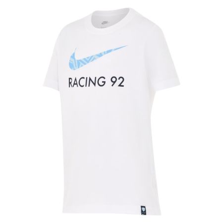 T-shirt Rugby Enfant Graphic Tee Racing 92 Blanc 2025/2026 – Nike