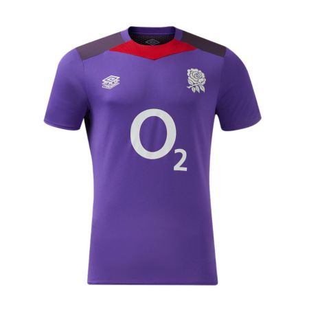 T-shirt Rugby Entrainement Angleterre Violet 24/25 - Umbro