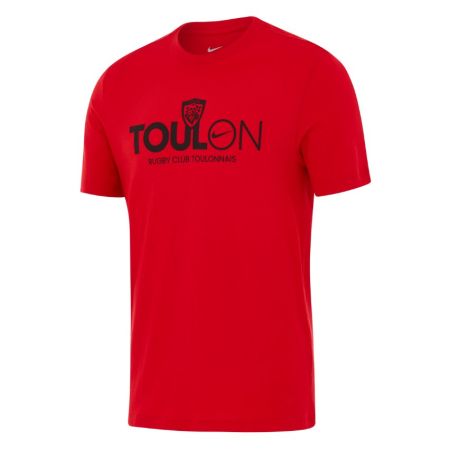 T-shirt Rugby Graphique RC Toulon Rouge 2025-2026 - Nike