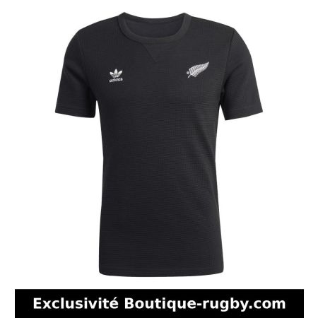 T-Shirt Rugby Noir All Blacks Original - Adidas