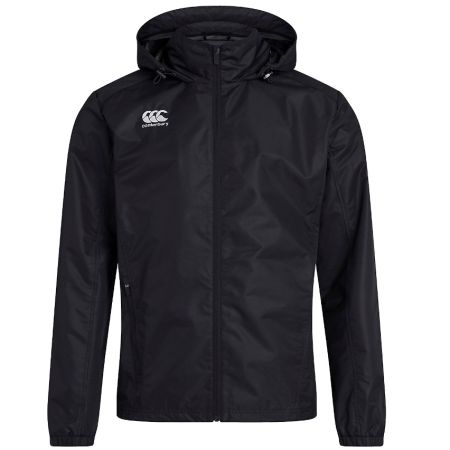 Veste Pluie Rugby Zippé Noir - Canterbury