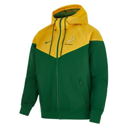 Veste Windrunner Nike Springboks Gorge Green vue de face homme