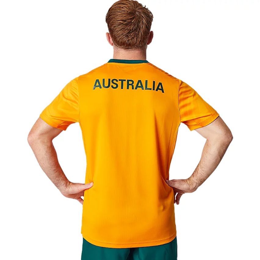 Découvrez le Maillot Rugby Australie PréMatch 2023/2024 Asics sur