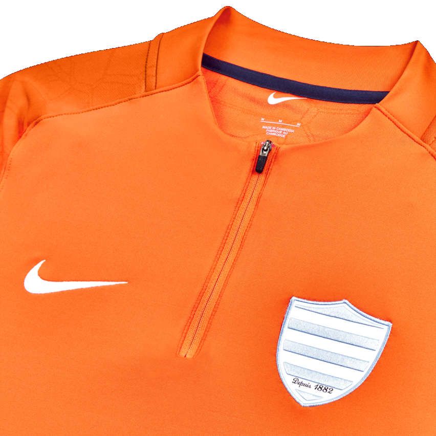 Veste Entrainement Rugby ¼ Zip Racing 92