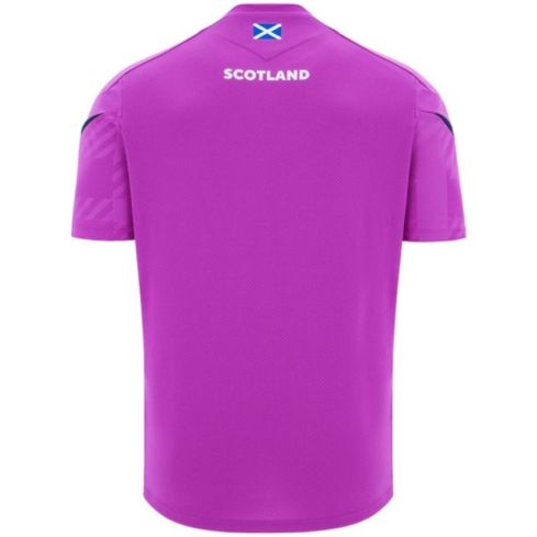 T-shirt Rugby Entraînement Écosse Violet - Macron