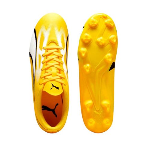 Chaussures Rugby Ultra Play FG Crampons Moulés Terrain Sec Jaune - Puma