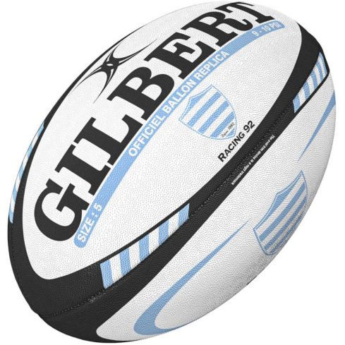 Ballon Rugby Racing 92 Replica Taille 5 - Gilbert
