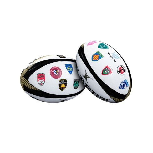 Ballon Rugby Multilogos TOP 14 - GILBERT