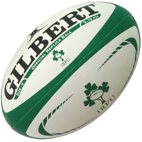Ballon Rugby Replica Irlande Taille 5 - Gilbert