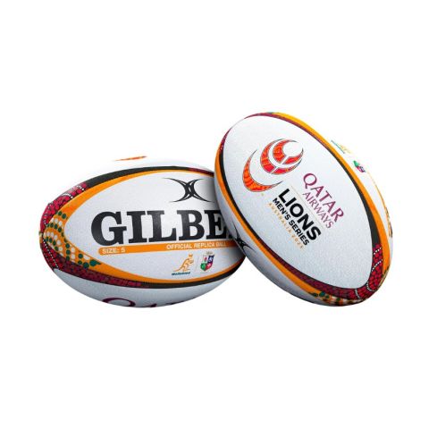 Ballon Rugby T5 Lions Britanniques - Gilbert