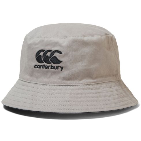 Chapeau Bob Rugby Réversible Irlande Noir et Gris - Canterbury