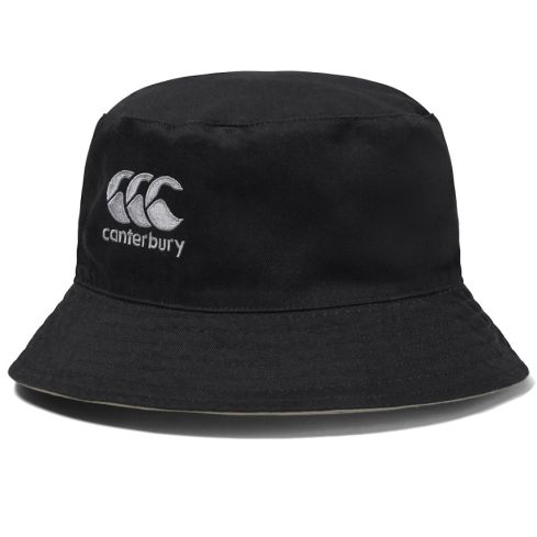 Chapeau Bob Rugby Réversible Irlande Noir et Gris - Canterbury