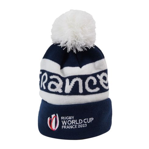 Bonnet Rugby Coupe du Monde de Rugby France 2023 Bleu Blanc - Sportfolio