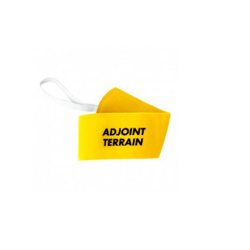 Brassard Rugby Adjoint Terrain Avec Velcro Jaune - Tremblay