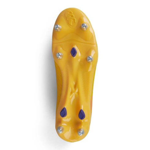 Chaussures Rugby Speed Infinite Pro SG Crampons Hybrides Tout Terrain Jaune/Orange - Canterbury