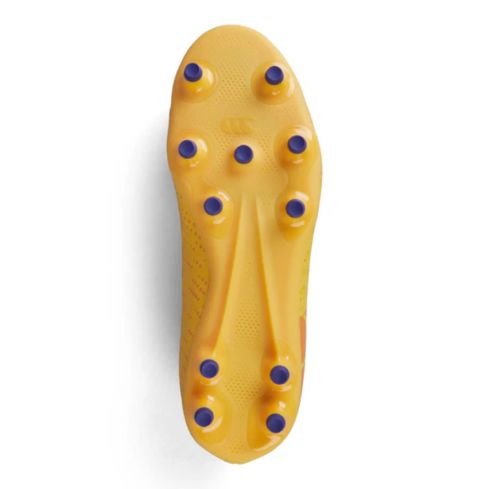 Chaussures Rugby Speed Infinite Team FG Crampons Moulés Terrain Sec Jaune - Canterbury
