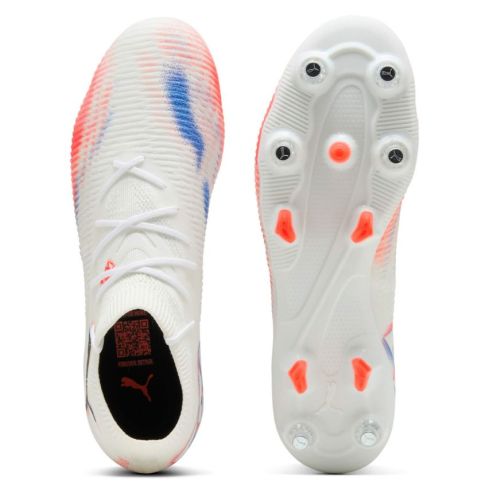Chaussures Rugby Hybrides FUTURE 8 MxSG Blanc Tout Terrain - Puma
