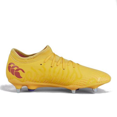 Chaussures Rugby Speed Infinite Team SG Crampons Hybrides Tout Terrain Jaune - Canterbury