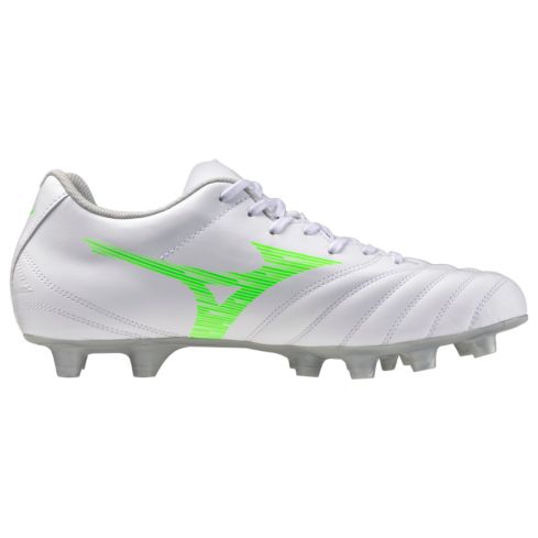 Chaussures Rugby Monarcida Neo III Select Crampons Moulés Terrain Sec Vert/Blanc - Mizuno