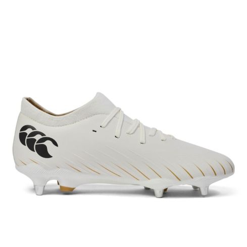 Chaussures Rugby Speed Falcon Pro SG Crampons Hybrides Blanc- Canterbury