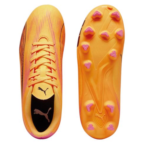 Chaussures Rugby Ultra Play FG Crampons Moulés Terrain Sec Orange - Puma