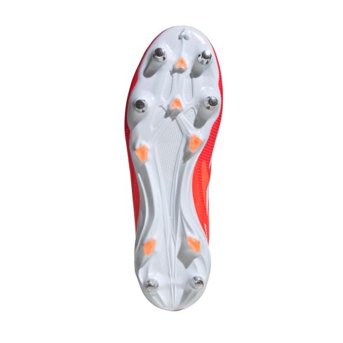Chaussures Rugby Adizero RS15 Ultimate (SG) Crampons Hybrides Tout Terrain Rouge et Orange - adidas