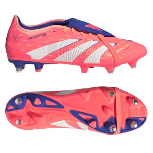 Chaussures Rugby Hybrides Predator languette rabattable Terrain Gras - Adidas