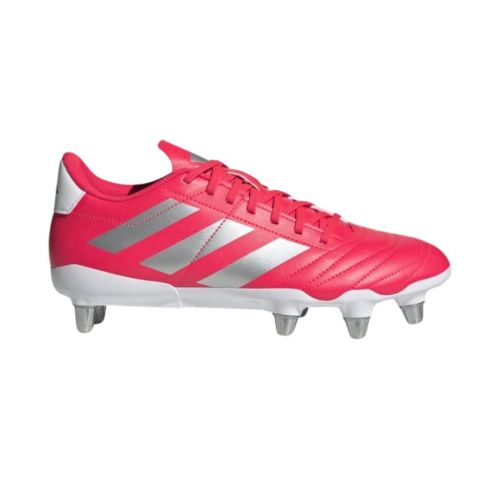 Chaussures Rugby Kakari (SG) Crampons Vissés Terrain Gras Rose - Adidas