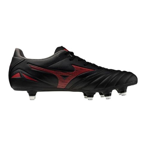 Chaussures Rugby MORELIA Neo IV Pro vissés Mizuno noir rouge