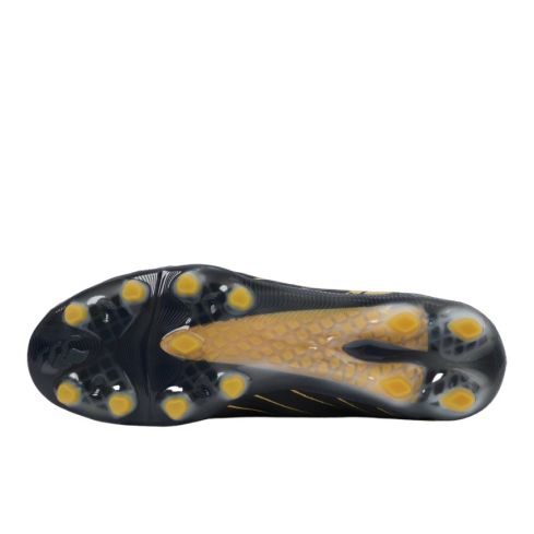 Chaussures Rugby Speed Infinite Elite Rugby Moulées Terrain Sec Noir et Or - Canterbury