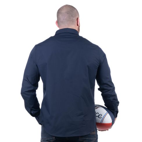 Chemise Rugby Manches Longues French Rugby Club Bleu Marine - Ruckfield