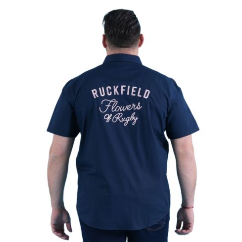 Chemise Rugby Manches Courtes Flowers of Rugby Marine - Ruckfield