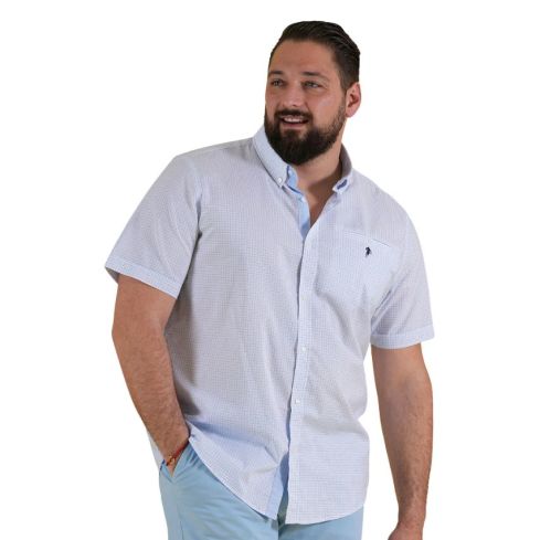 Chemise à manches courtes à motifs géométriques "Ligne City" -Ruckfield