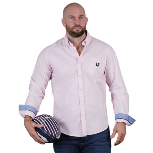 Chemise Rugby Rose Le Club - Ruckfield